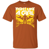 T-Shirts Texas Orange / S Fight Like A Girl T-Shirt