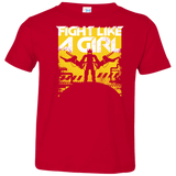 T-Shirts Red / 2T Fight Like A Girl Toddler Premium T-Shirt