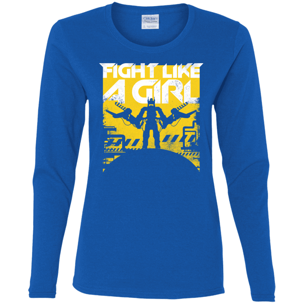 T-Shirts Royal / S Fight Like A Girl Women's Long Sleeve T-Shirt