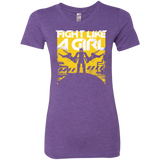 T-Shirts Purple Rush / S Fight Like A Girl Women's Triblend T-Shirt