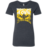 T-Shirts Vintage Navy / S Fight Like A Girl Women's Triblend T-Shirt