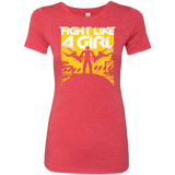 T-Shirts Vintage Red / S Fight Like A Girl Women's Triblend T-Shirt