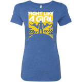 T-Shirts Vintage Royal / S Fight Like A Girl Women's Triblend T-Shirt