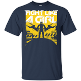 T-Shirts Navy / YXS Fight Like A Girl Youth T-Shirt