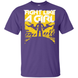 T-Shirts Purple / YXS Fight Like A Girl Youth T-Shirt