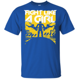 T-Shirts Royal / YXS Fight Like A Girl Youth T-Shirt