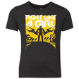 T-Shirts Vintage Black / YXS Fight Like A Girl Youth Triblend T-Shirt