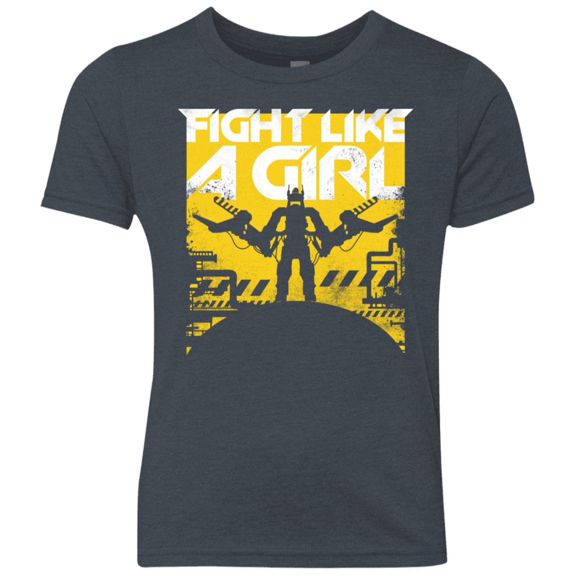 T-Shirts Vintage Navy / YXS Fight Like A Girl Youth Triblend T-Shirt