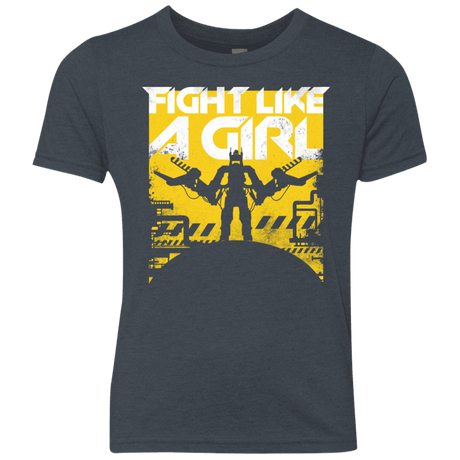 T-Shirts Vintage Navy / YXS Fight Like A Girl Youth Triblend T-Shirt