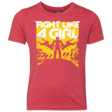 T-Shirts Vintage Red / YXS Fight Like A Girl Youth Triblend T-Shirt