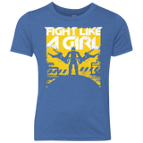 T-Shirts Vintage Royal / YXS Fight Like A Girl Youth Triblend T-Shirt