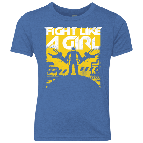 T-Shirts Vintage Royal / YXS Fight Like A Girl Youth Triblend T-Shirt