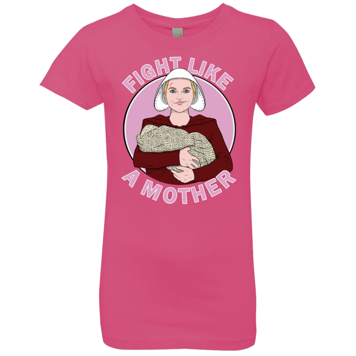 T-Shirts Hot Pink / YXS Fight Like a Mother Girls Premium T-Shirt