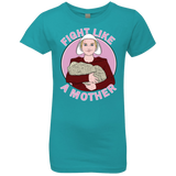 T-Shirts Tahiti Blue / YXS Fight Like a Mother Girls Premium T-Shirt