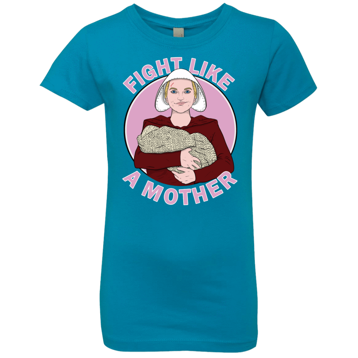 T-Shirts Turquoise / YXS Fight Like a Mother Girls Premium T-Shirt