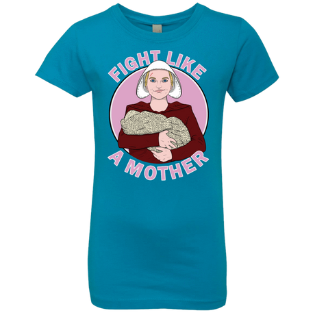 T-Shirts Turquoise / YXS Fight Like a Mother Girls Premium T-Shirt