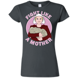 T-Shirts Charcoal / S Fight Like a Mother Junior Slimmer-Fit T-Shirt