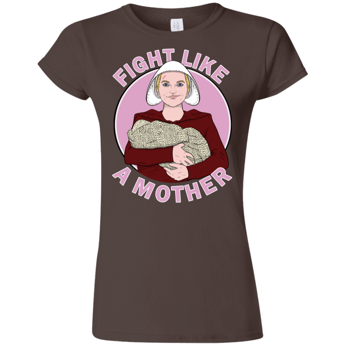 T-Shirts Dark Chocolate / S Fight Like a Mother Junior Slimmer-Fit T-Shirt