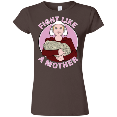 T-Shirts Dark Chocolate / S Fight Like a Mother Junior Slimmer-Fit T-Shirt