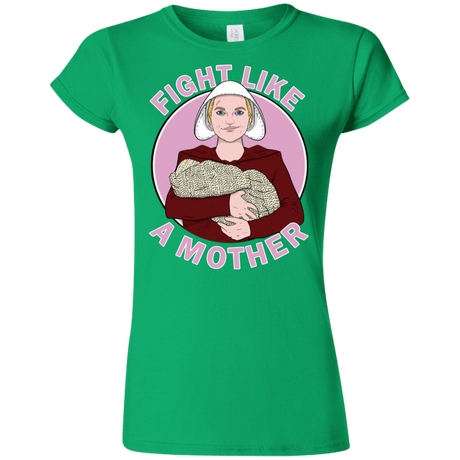 T-Shirts Irish Green / S Fight Like a Mother Junior Slimmer-Fit T-Shirt