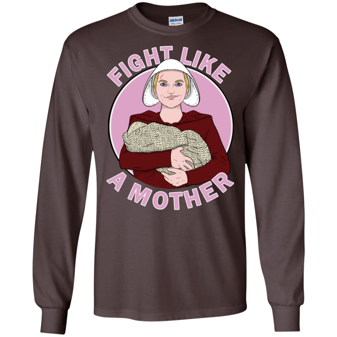 T-Shirts Dark Chocolate / S Fight Like a Mother Men's Long Sleeve T-Shirt