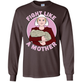 T-Shirts Dark Chocolate / S Fight Like a Mother Men's Long Sleeve T-Shirt