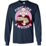T-Shirts Navy / S Fight Like a Mother Men's Long Sleeve T-Shirt