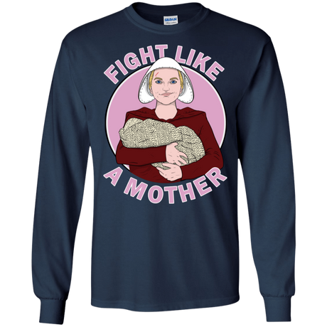 T-Shirts Navy / S Fight Like a Mother Men's Long Sleeve T-Shirt