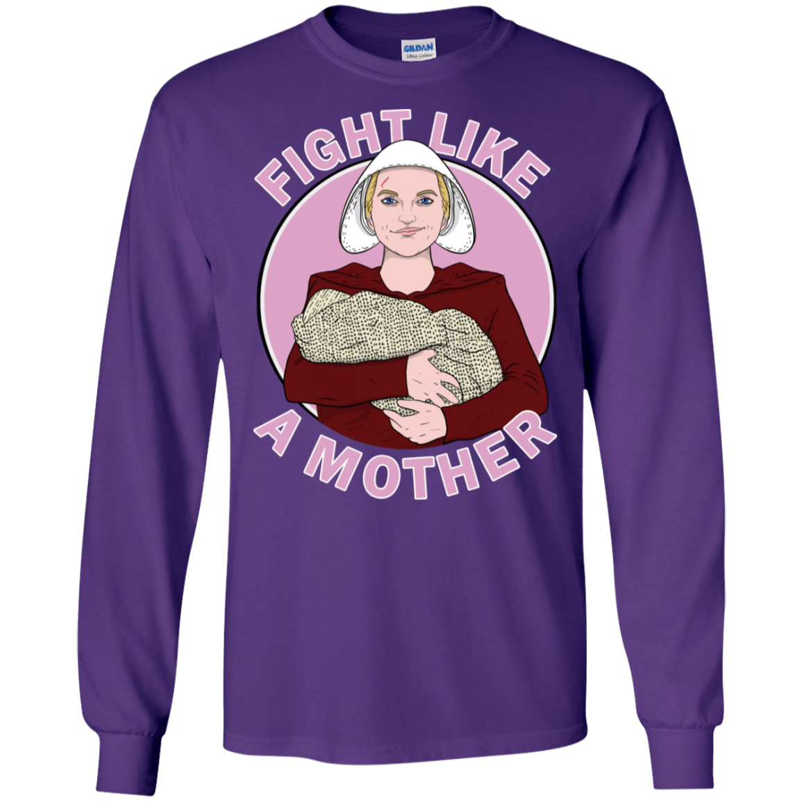 T-Shirts Purple / S Fight Like a Mother Men's Long Sleeve T-Shirt