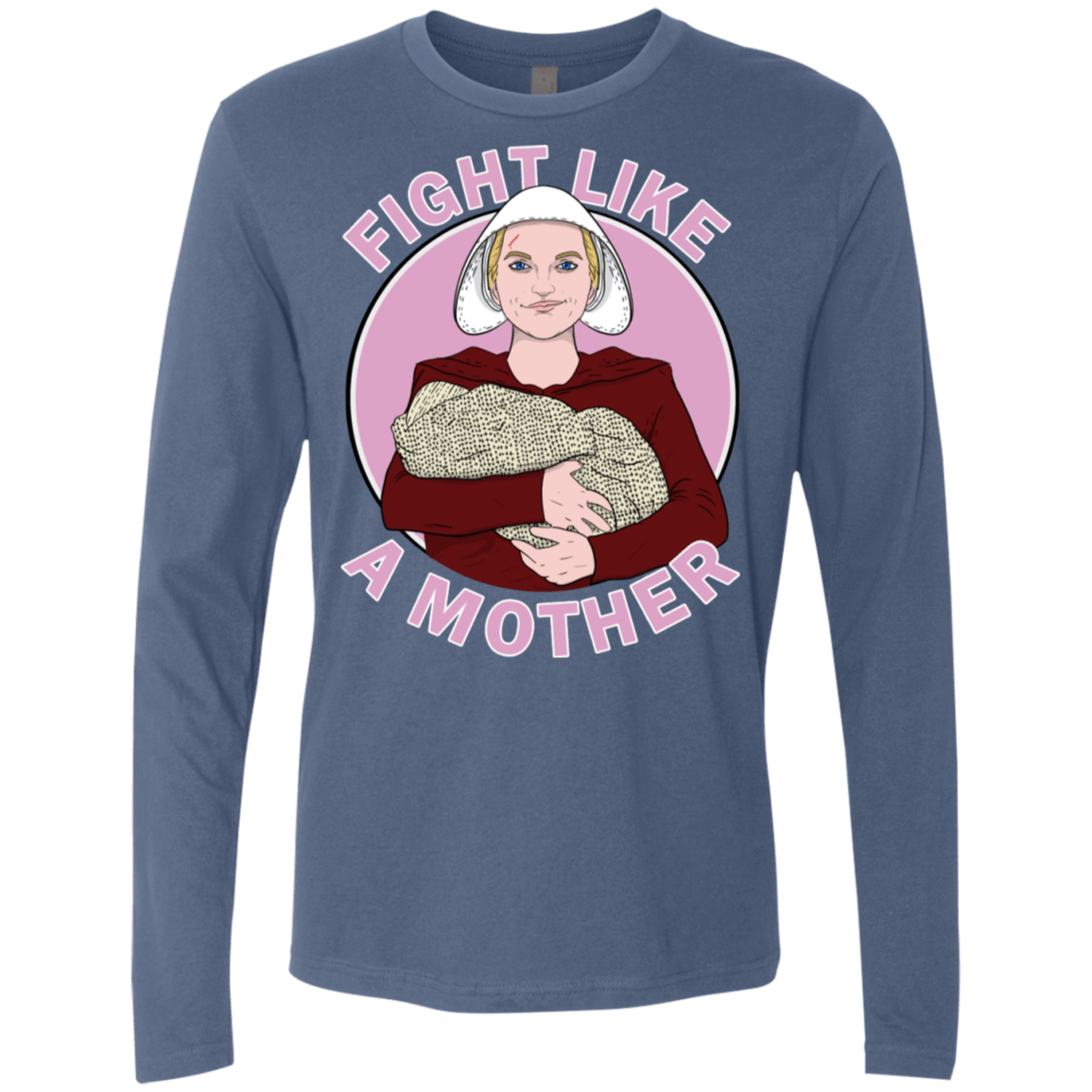 T-Shirts Indigo / S Fight Like a Mother Men's Premium Long Sleeve
