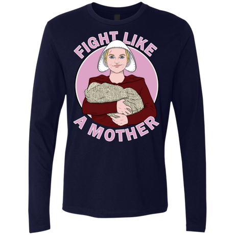 T-Shirts Midnight Navy / S Fight Like a Mother Men's Premium Long Sleeve