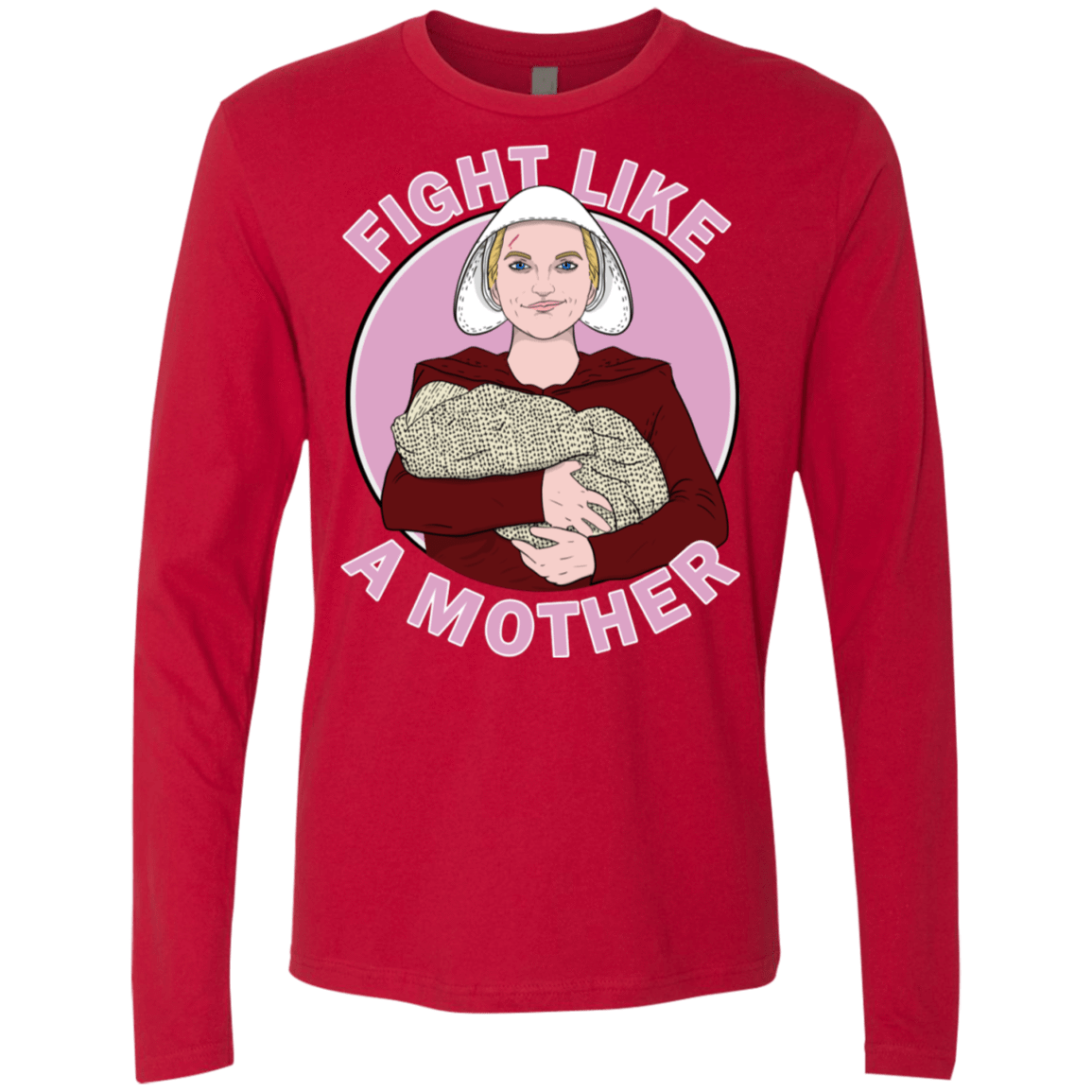 T-Shirts Red / S Fight Like a Mother Men's Premium Long Sleeve
