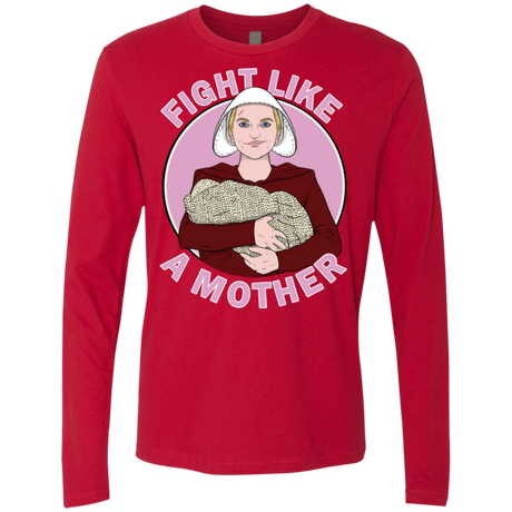 T-Shirts Red / S Fight Like a Mother Men's Premium Long Sleeve