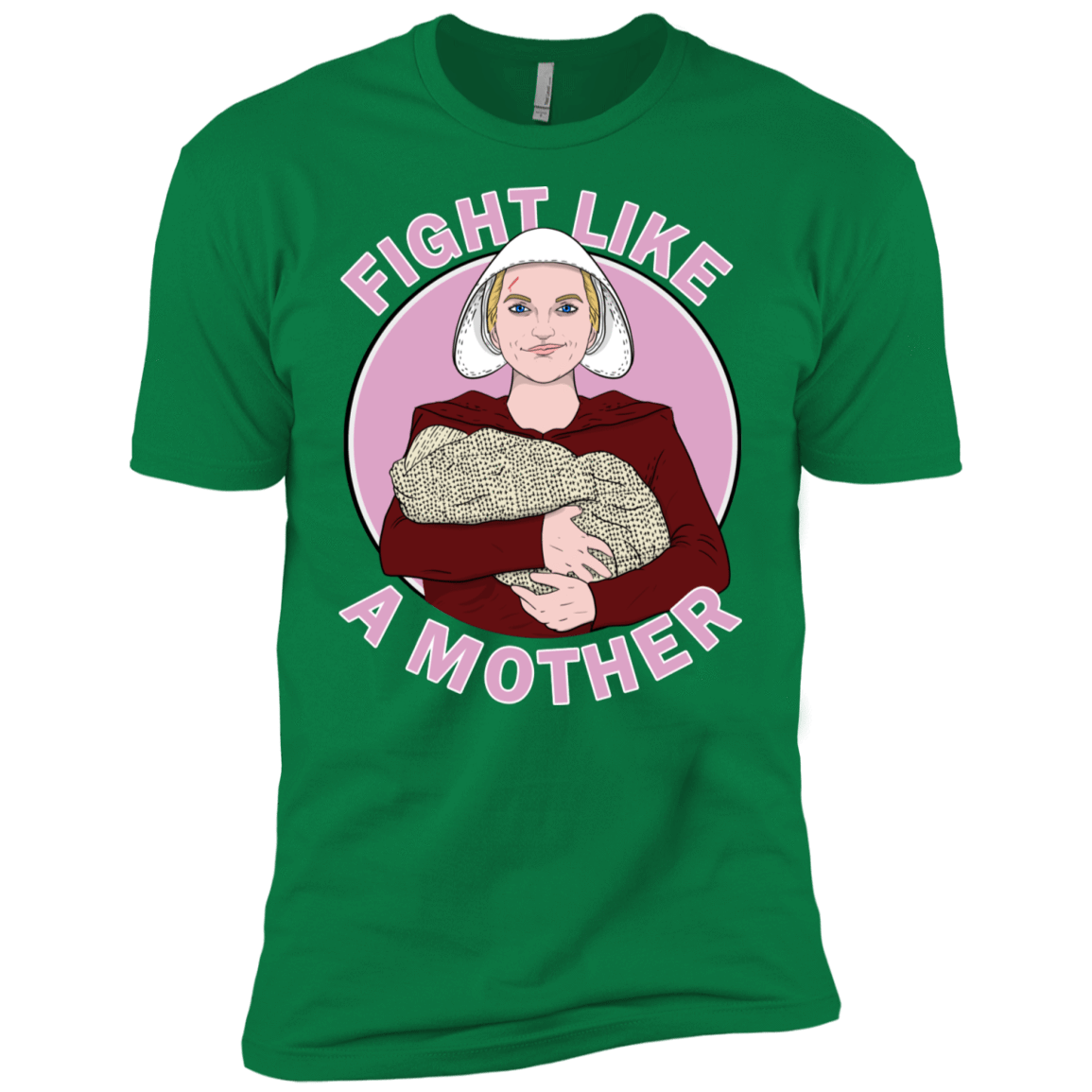 T-Shirts Kelly Green / X-Small Fight Like a Mother Men's Premium T-Shirt