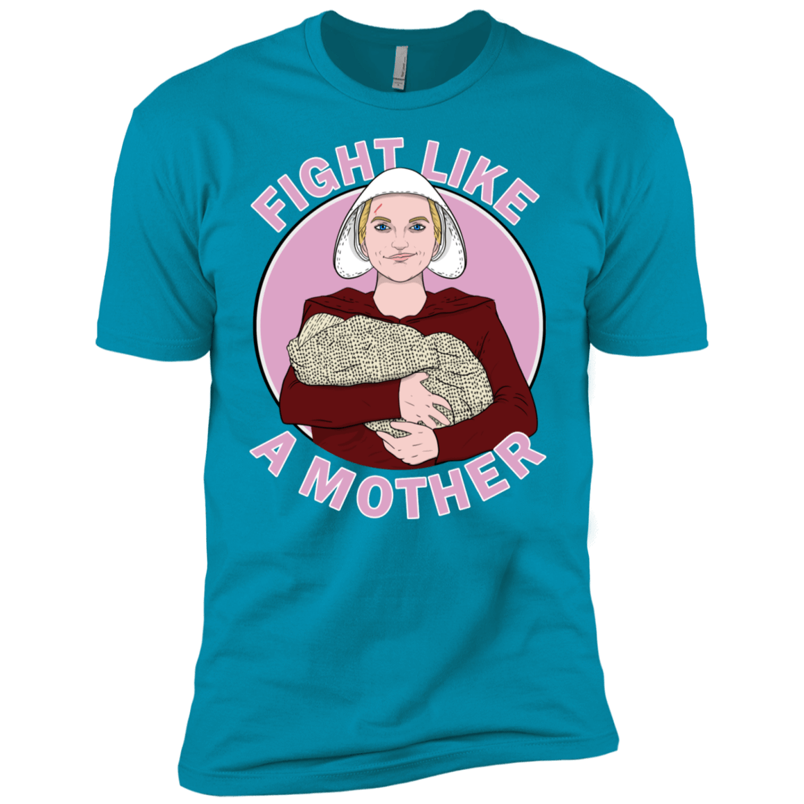 T-Shirts Turquoise / X-Small Fight Like a Mother Men's Premium T-Shirt