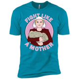 T-Shirts Turquoise / X-Small Fight Like a Mother Men's Premium T-Shirt