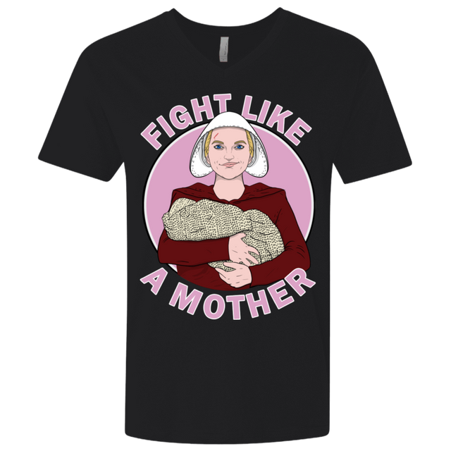 T-Shirts Black / X-Small Fight Like a Mother Men's Premium V-Neck