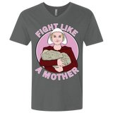 T-Shirts Heavy Metal / X-Small Fight Like a Mother Men's Premium V-Neck