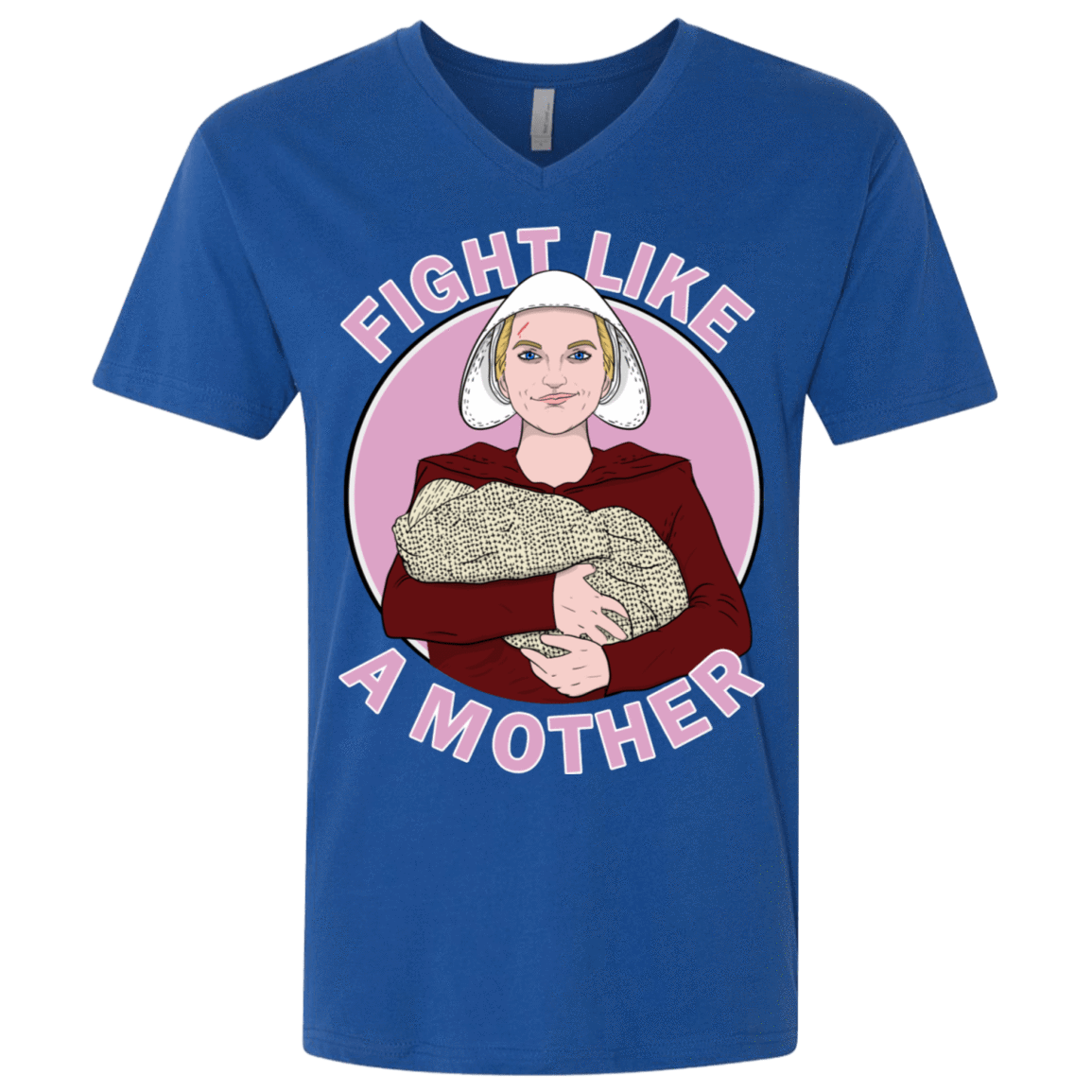 T-Shirts Royal / X-Small Fight Like a Mother Men's Premium V-Neck