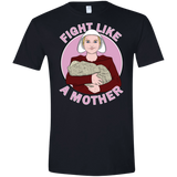 T-Shirts Black / X-Small Fight Like a Mother Men's Semi-Fitted Softstyle