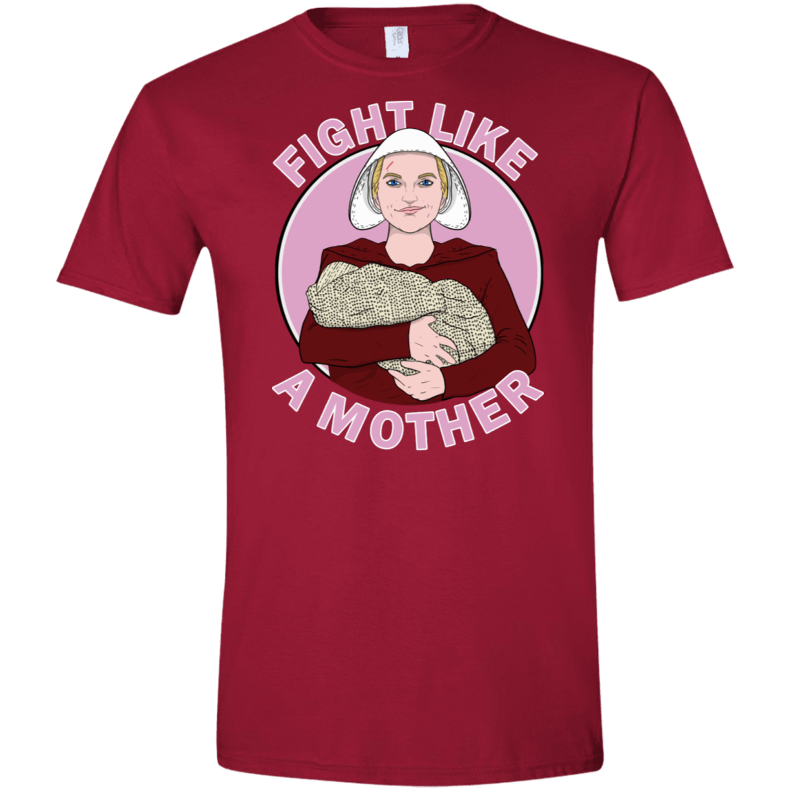 T-Shirts Cardinal Red / S Fight Like a Mother Men's Semi-Fitted Softstyle