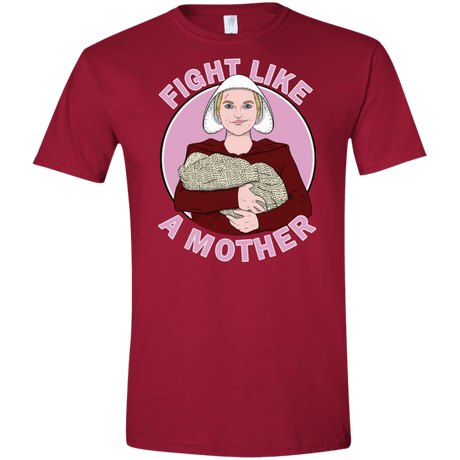 T-Shirts Cardinal Red / S Fight Like a Mother Men's Semi-Fitted Softstyle