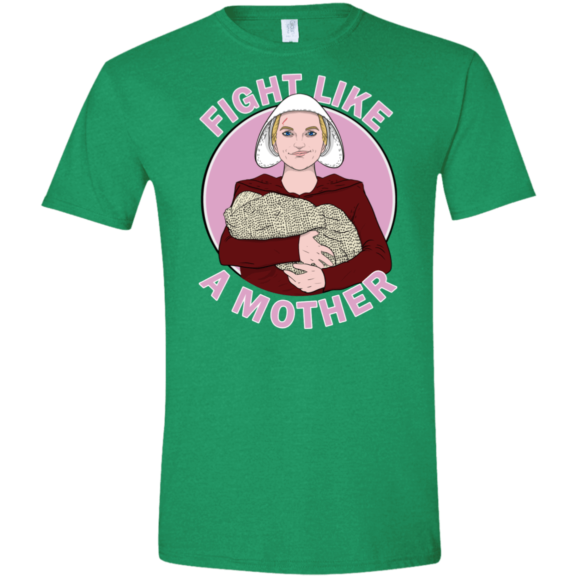 T-Shirts Heather Irish Green / S Fight Like a Mother Men's Semi-Fitted Softstyle