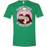 T-Shirts Heather Irish Green / S Fight Like a Mother Men's Semi-Fitted Softstyle