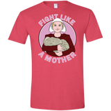 T-Shirts Heather Red / S Fight Like a Mother Men's Semi-Fitted Softstyle