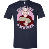 T-Shirts Navy / X-Small Fight Like a Mother Men's Semi-Fitted Softstyle