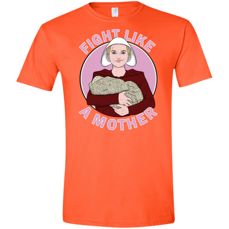 T-Shirts Orange / S Fight Like a Mother Men's Semi-Fitted Softstyle