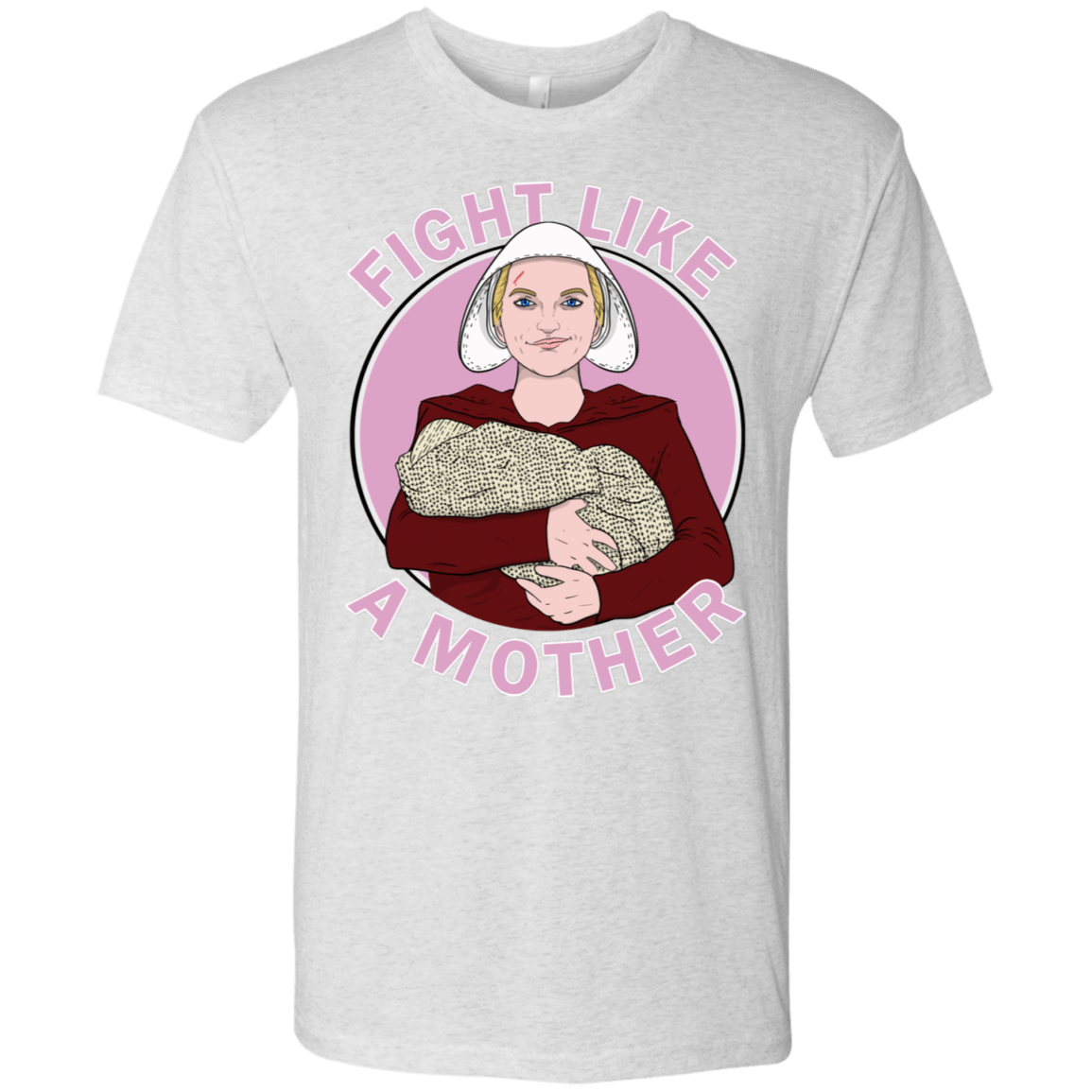 T-Shirts Heather White / S Fight Like a Mother Men's Triblend T-Shirt