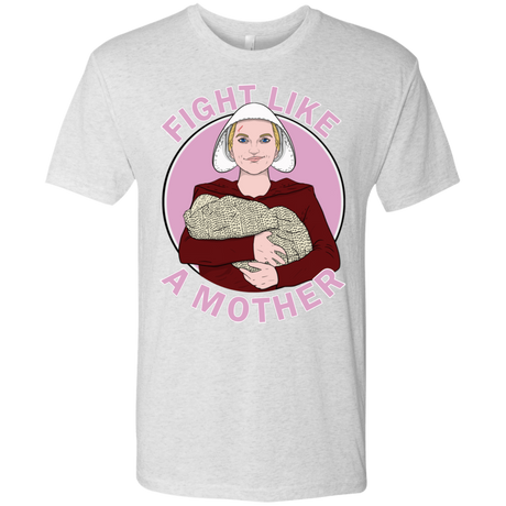 T-Shirts Heather White / S Fight Like a Mother Men's Triblend T-Shirt