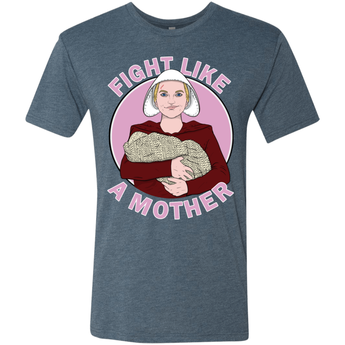 T-Shirts Indigo / S Fight Like a Mother Men's Triblend T-Shirt